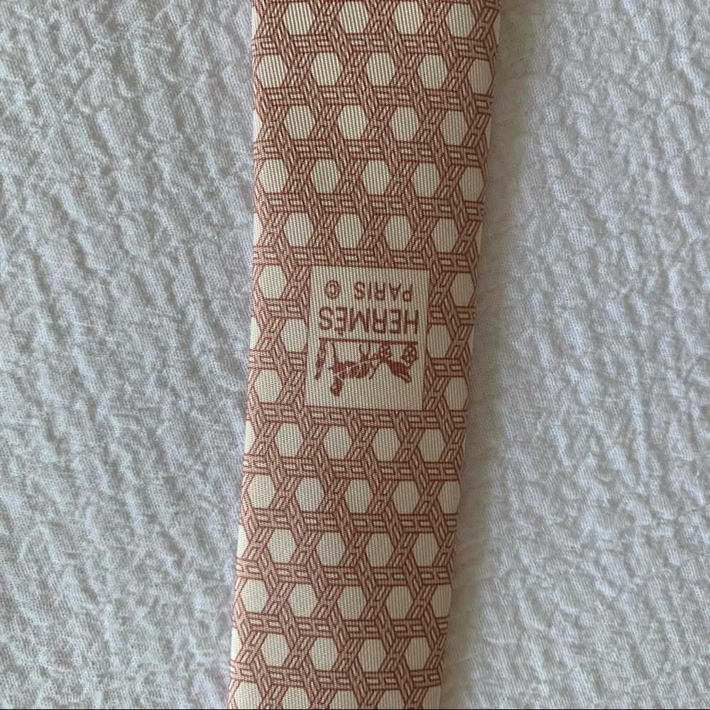 Hermès Authentic Tie 100% Silk - Picture 7 of 12